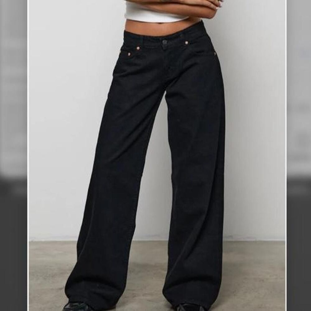 Motel-rocks Women's Black Jeans